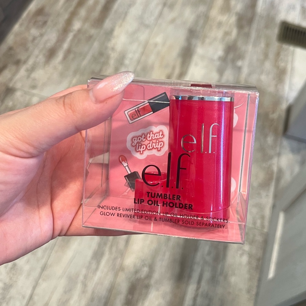Elf exclusive lip oil holder. Red delicious color. Brand new.